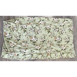 Waverly Garden Room Floral Window Valance Green Cottage Farmhouse 72" x 17"